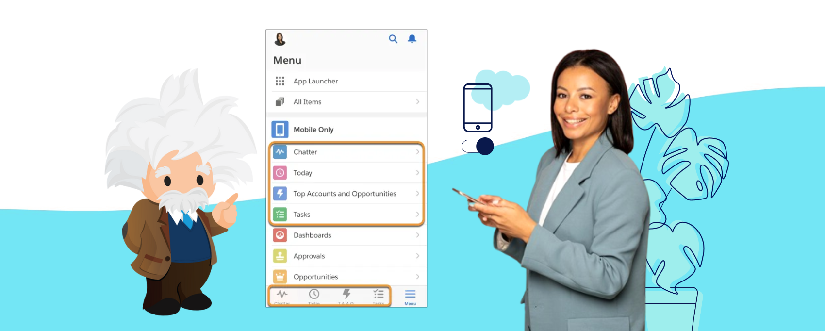 Benefits of enabling mobile access in Salesforce